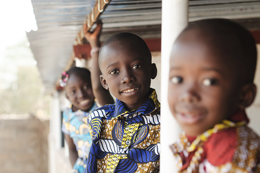 Candid Shot in Bamako, Mali. Showing local African ethnicity people in an image concept.